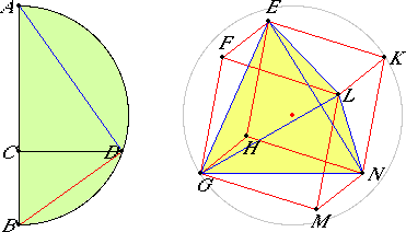 Cube and tetrahedron